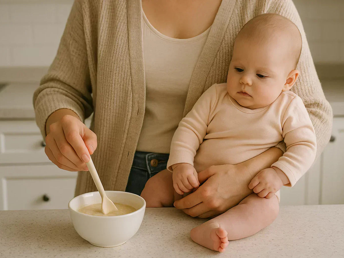 Babynahrung zubereiten: Vom Baby Fläschchen bis zum ersten Brei