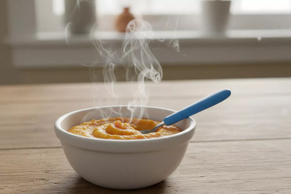Die optimale Babybrei Temperatur: So stellst du sie sicher