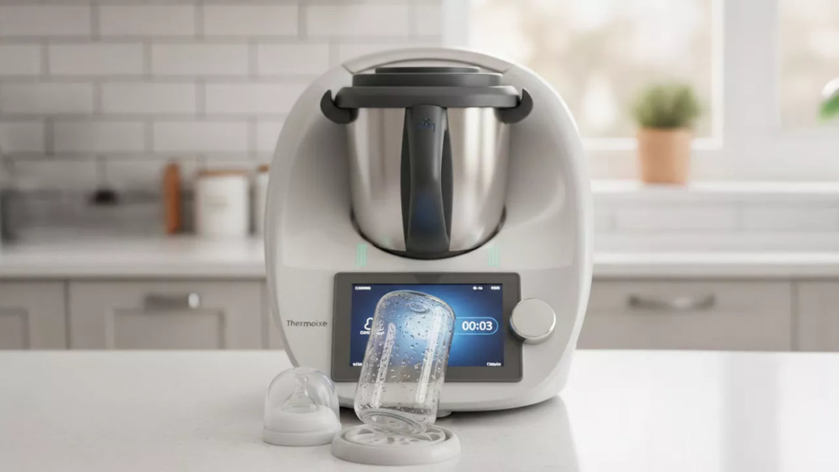 Babyflaschen im Thermomix sterilisieren: Funktioniert das gut?