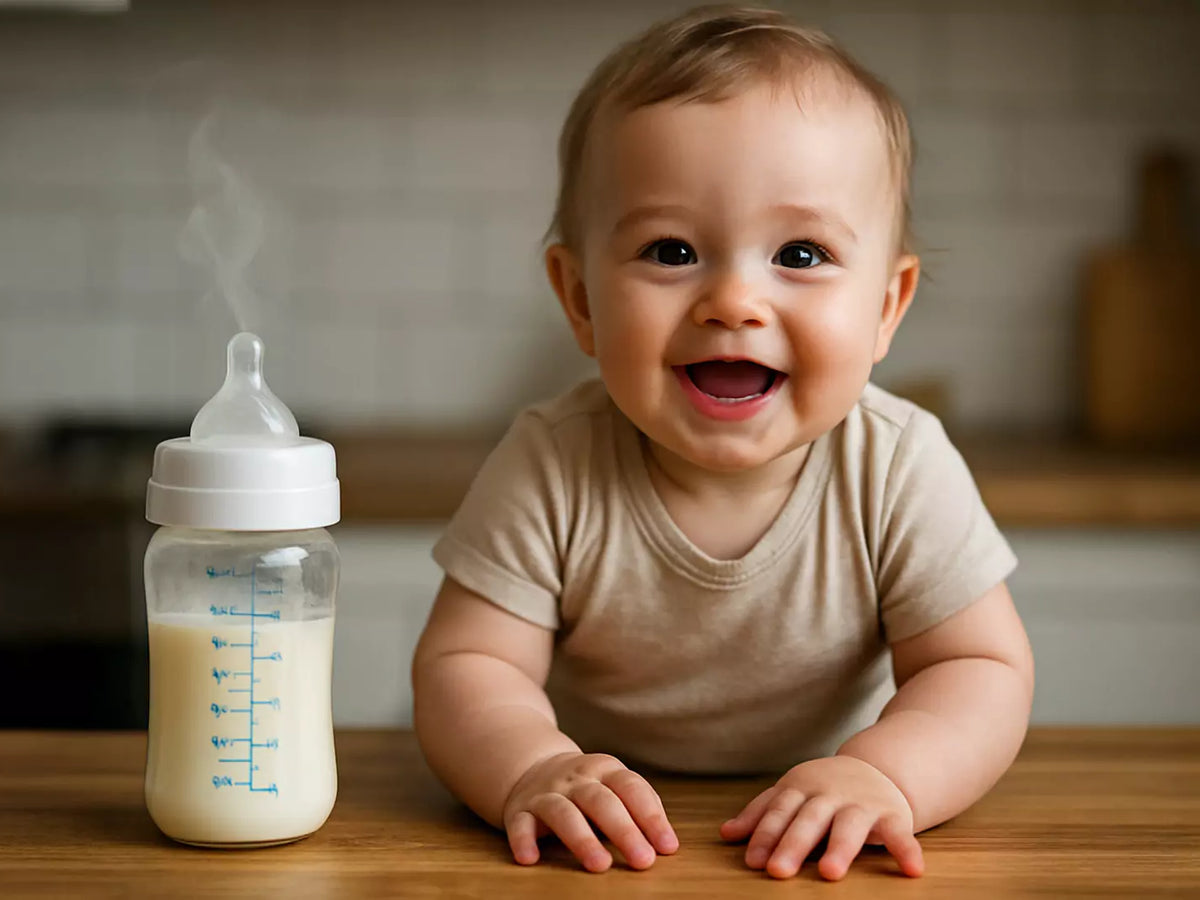 Die richtige Babymilch-Temperatur: Optimale Trinktemperatur für deinen kleinen Liebling