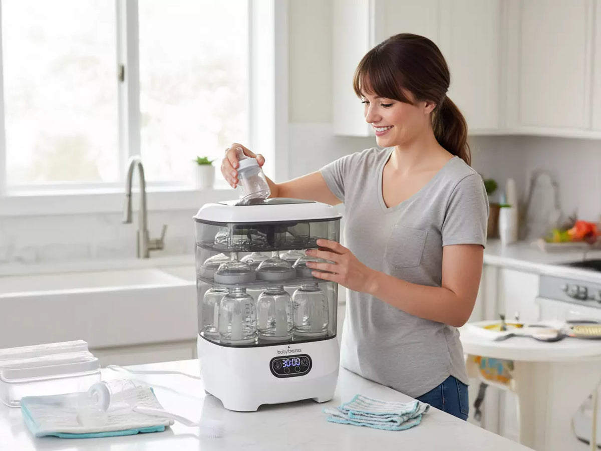 Babyflaschen sterilisieren: So entfernst du 99,99% aller Bakterien