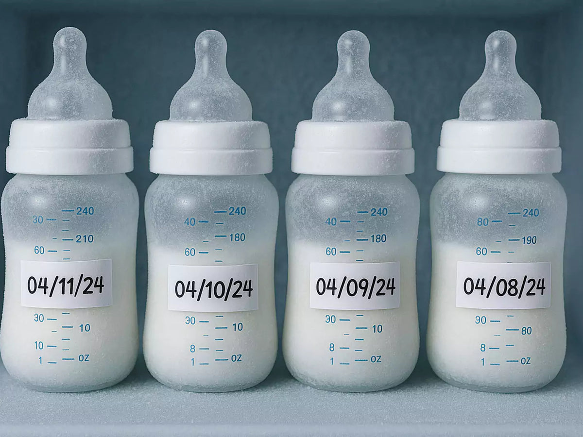 Muttermilch einfrieren: Die perfekte Routine für abgepumpte Muttermilch