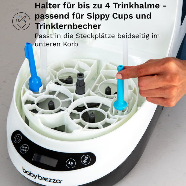 Bundle: Bottle Washer Pro + Strohhalm-Einsatz - product thumbnail