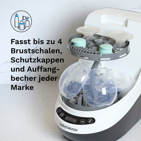 aufbewahrung babyflaschen nach sterilisation Baby Brezza Breast Pump Rack: praktisches Brustpumpengestell für die h