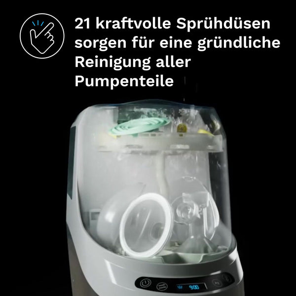 Baby Brezza Breast Pump Rack: Einsatz für Milchpumpen zur effizienten Reinigung von Milchpumpenteilen - product thumbnail