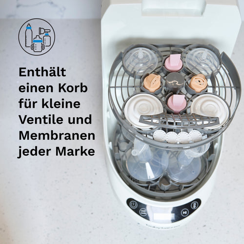 Baby Brezza Breast Pump Rack: Einsatz für Milchpumpen zur effizienten Reinigung von Milchpumpenteilen - product thumbnail