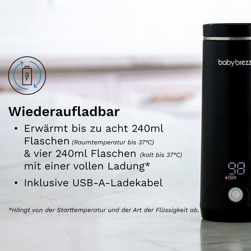 Superfast Portable Bottle Warmer: Tragbarer Flaschenwärmer für Muttermilch & Wasser - product thumbnail
