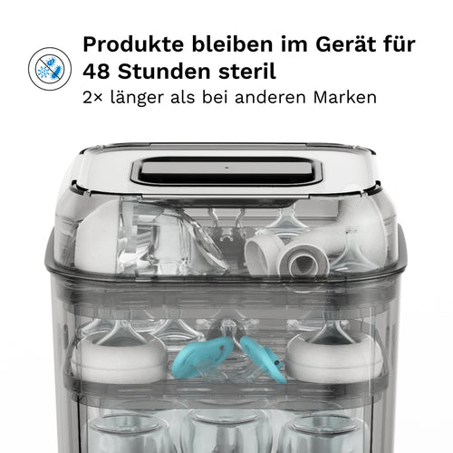 SuperQuick 10-min Sterilizer Dryer: Automatischer Babyflaschen Sterilisator - product thumbnail