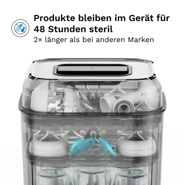 SuperQuick 10-min Sterilizer Dryer: Automatischer Babyflaschen Sterilisator - product thumbnail