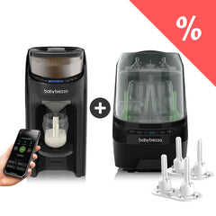 Bundle: Formula Pro Advanced WiFi + Bottle Washer Pro + Strohhalm-Einsatz
