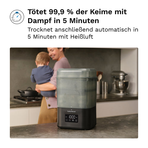SuperQuick 10-min Sterilizer Dryer: Automatischer Babyflaschen Sterilisator - product thumbnail