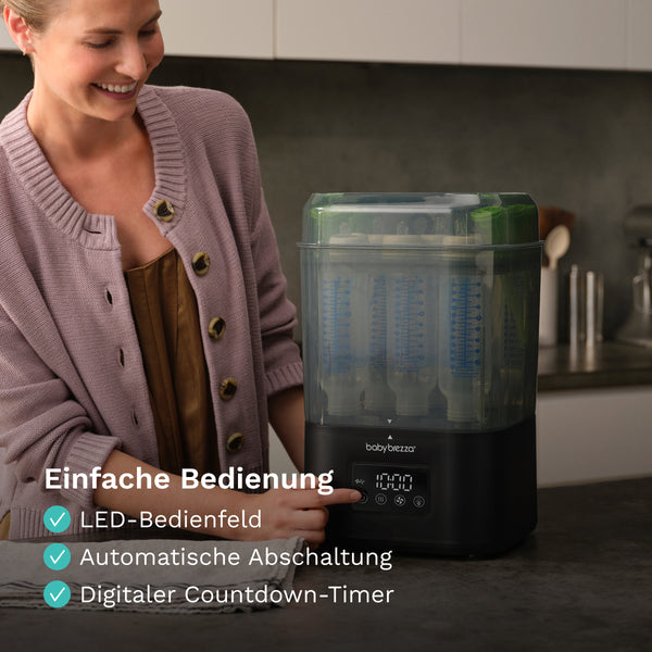 SuperQuick 10-min Sterilizer Dryer: Automatischer Babyflaschen Sterilisator - product thumbnail