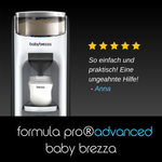 Baby Brezza Formula Pro Advanced: automatischer Flaschenzubereiter + GRATIS Whisbird - product thumbnail